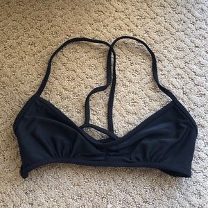 Black bikini top